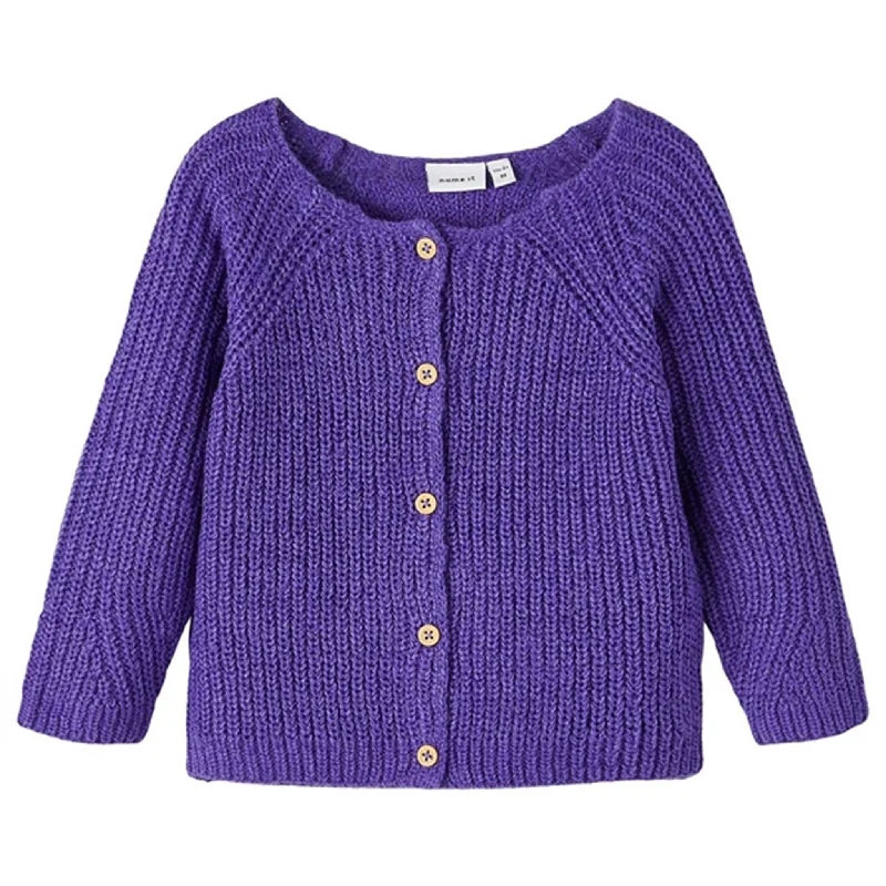 Men’s cardiganName it Purple Corallites Besine Knit Cardigan