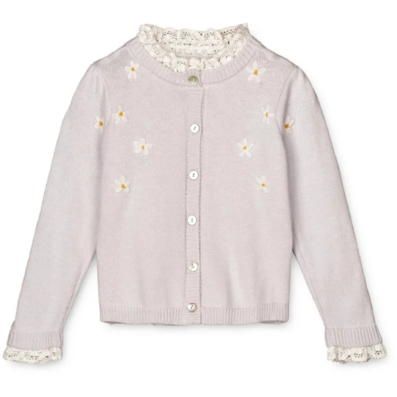 Fliink Lavender Daisy Strik Cardigan