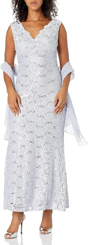 TightcircleAlex Evenings AE82122344P Long Mother of the Bride Dress Sale