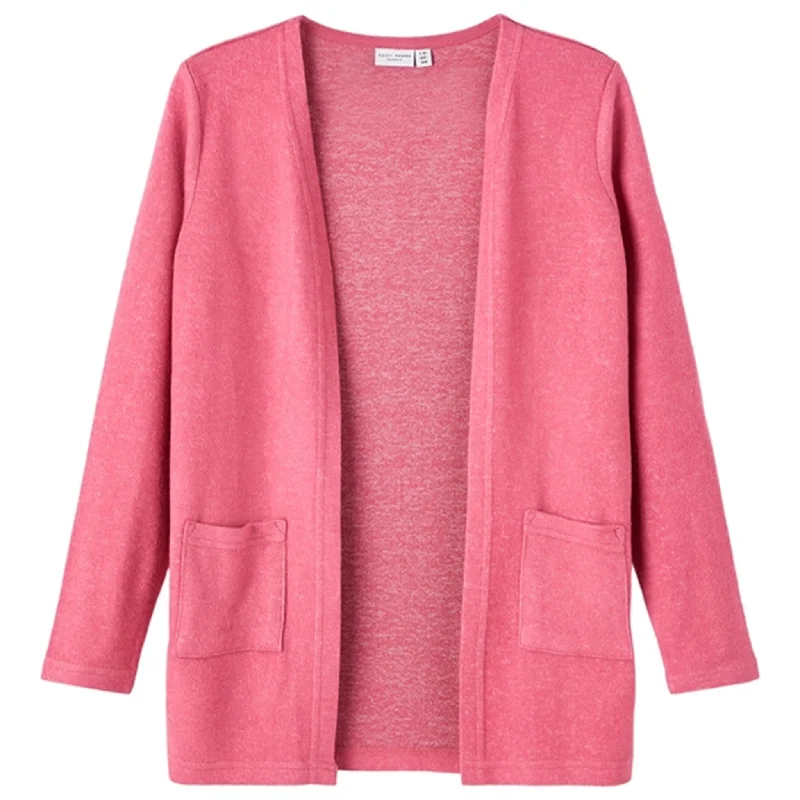 V-neck cardiganName it Rose Wine Victi Knit Cardigan Noos