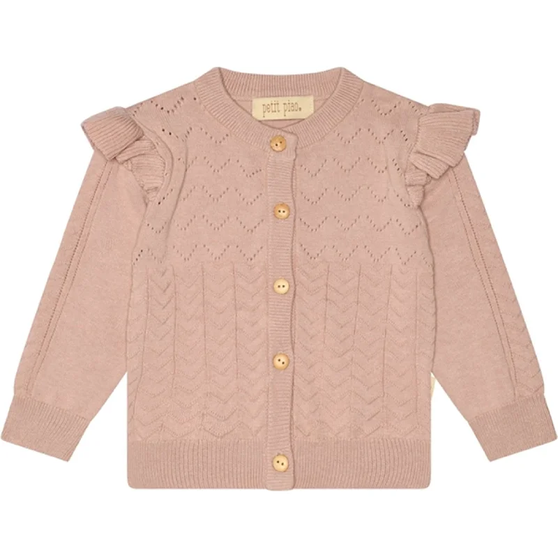 Reversible cardiganPetit Piao Adobe Rose Cardigan