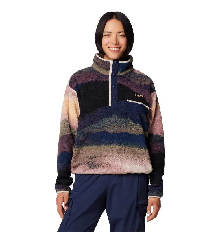 Colorblock Knit TopsColumbia Helvetia™ II Printed Cropped Pullover - Women