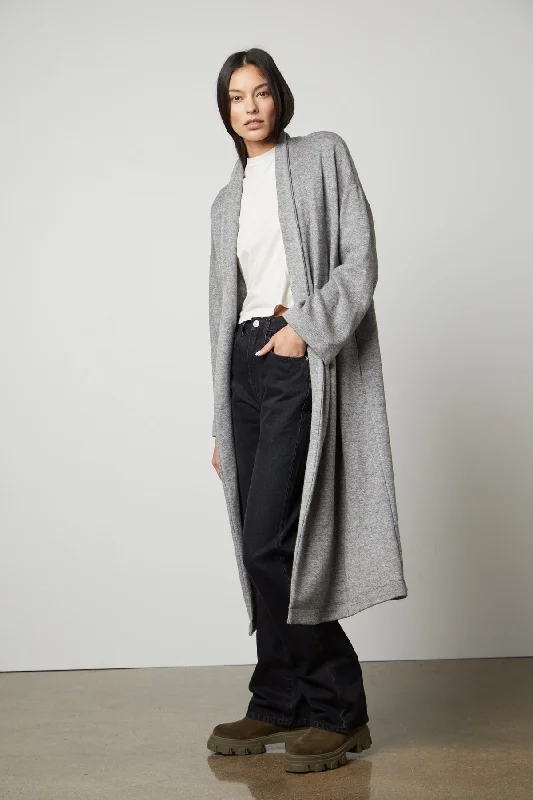 Wool Knit TopsPATRICIA DOUBLE KNIT DUSTER CARDIGAN