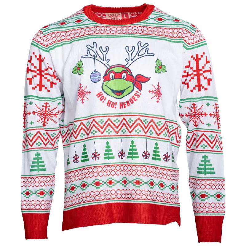 Layered Knit TopsRaphael Reindeer TMNT Christmas Sweater