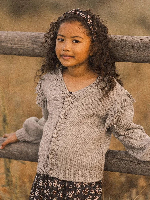 Turtleneck Knit TopsRylee & Cru Fringe Cardigan, Laurel