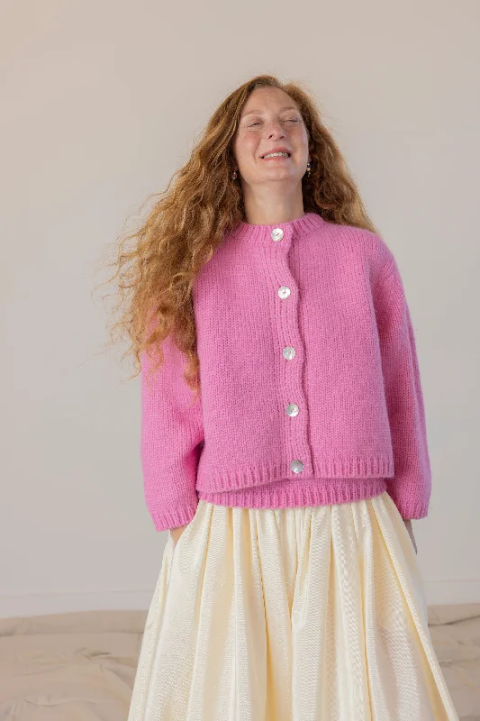 Metallic Knit TopsSheba Cardigan Sweater- Dollhouse