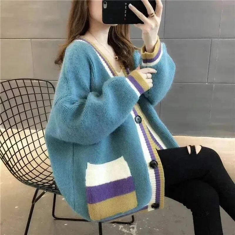 Limited Edition Knit TopsVersatile Korean style loose knit women sweater