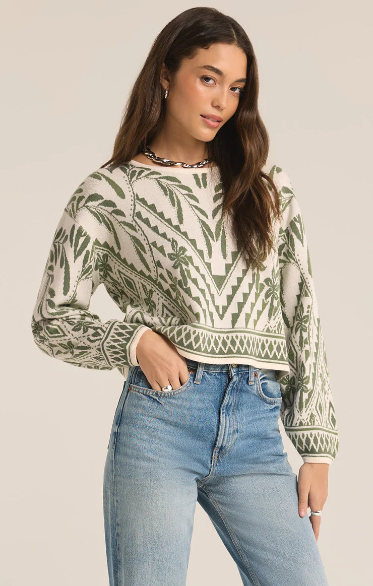 Polyester Knit TopsYeva Sweater