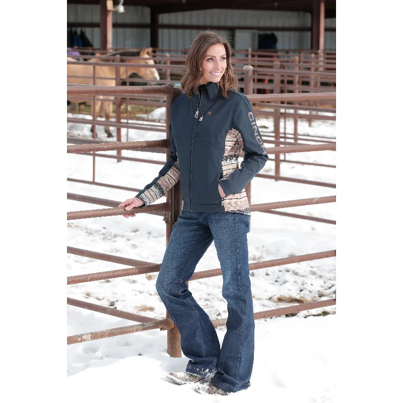 Glitter JacketsCinch Women's Navy Concealed Carry Bonded Jacket