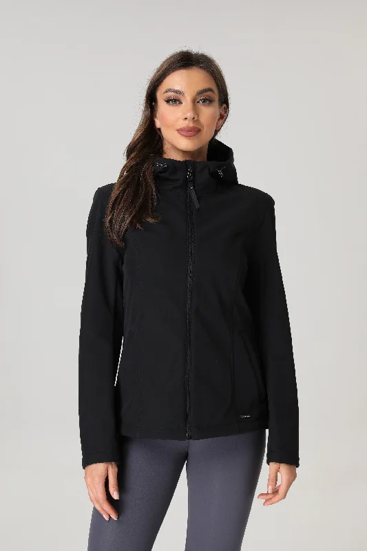 Cropped JacketsWomen's Hooded Softshell Jacket