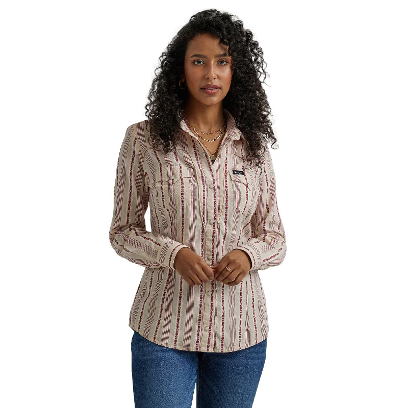 Gym ShirtsWomen's Wrangler Retro Americana Snap Front Shirt #112344617