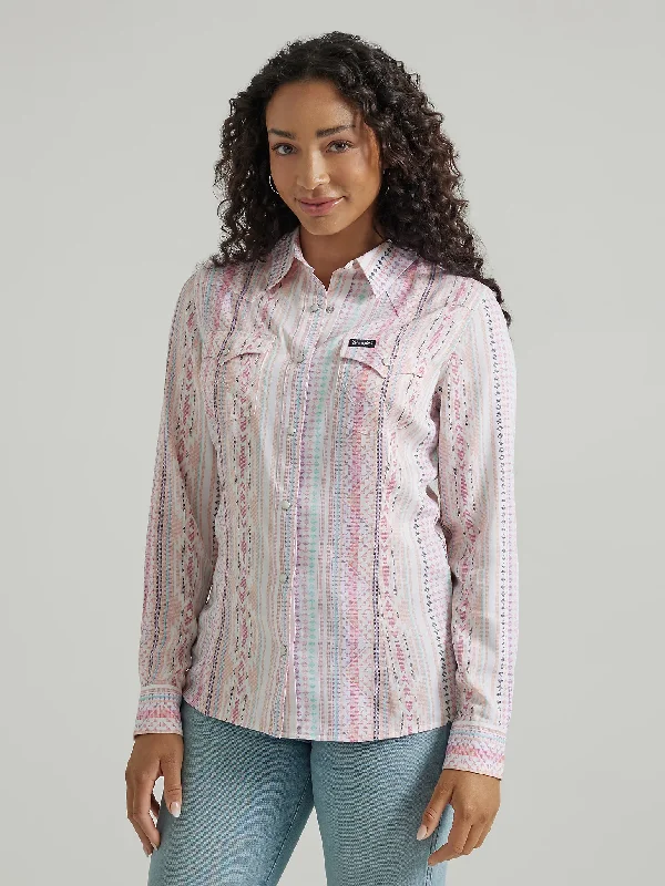 Work ShirtsWomen's Wrangler Retro Snap Front Shirt #112347205