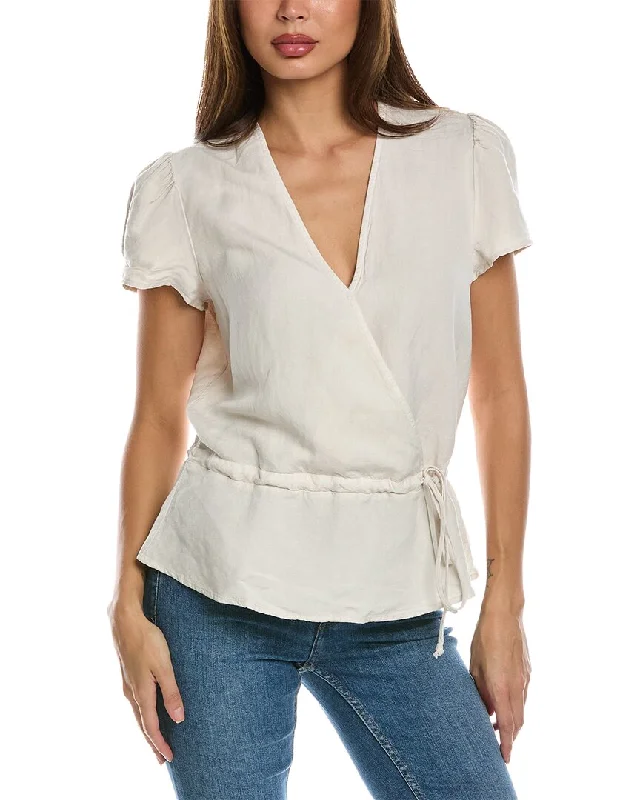 Festival ShirtsBella Dahl Wrap Linen-Blend Shirt