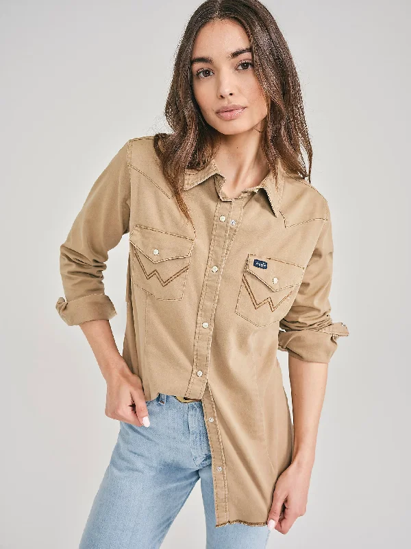 Painted ShirtsWomen's Wrangler Snap Front Shirt #LW1031T