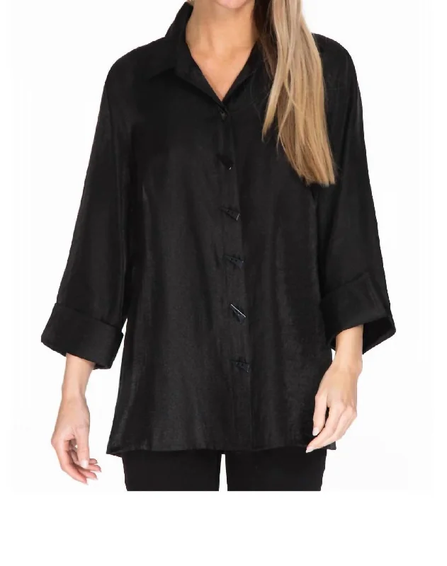 Luxury ShirtsRising Horizon Shirt In Black