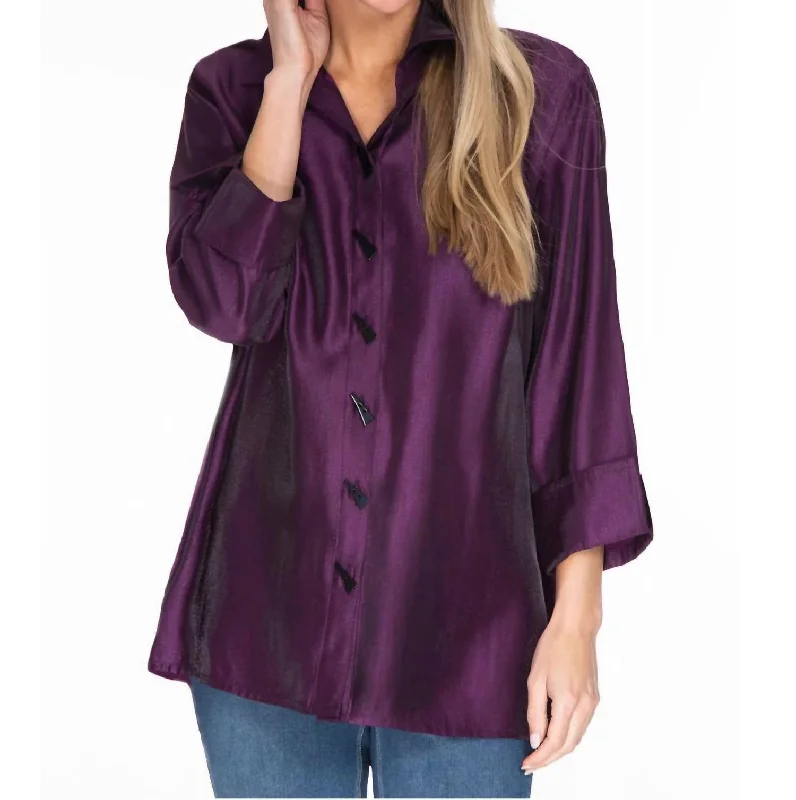 Fitted ShirtsRising Horizon Shirt In Eggplant