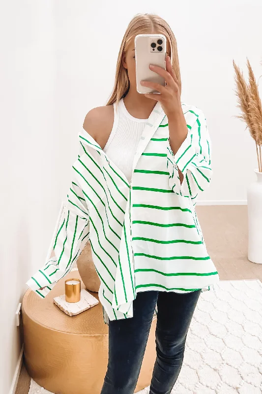 Tunic ShirtsWilson Shirt Green Stripe