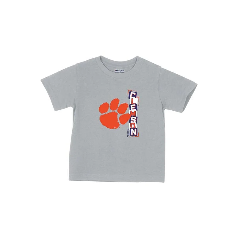 Ribbed Cuff T-ShirtsToddler Clemson Block Short Sleeve T-Shirt