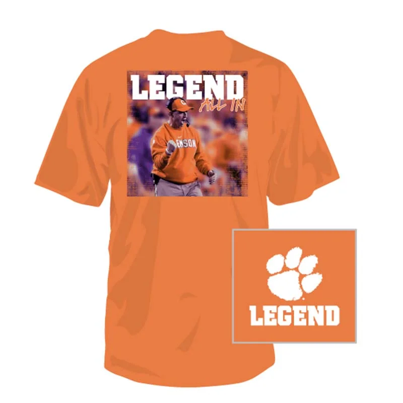 Velvet T-ShirtsClemson Dabo Legend Short Sleeve T-Shirt