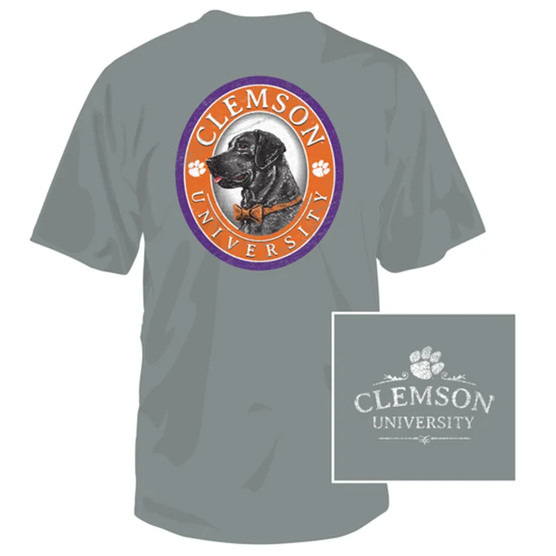 College T-ShirtsClemson Dog Short Sleeve T-Shirt