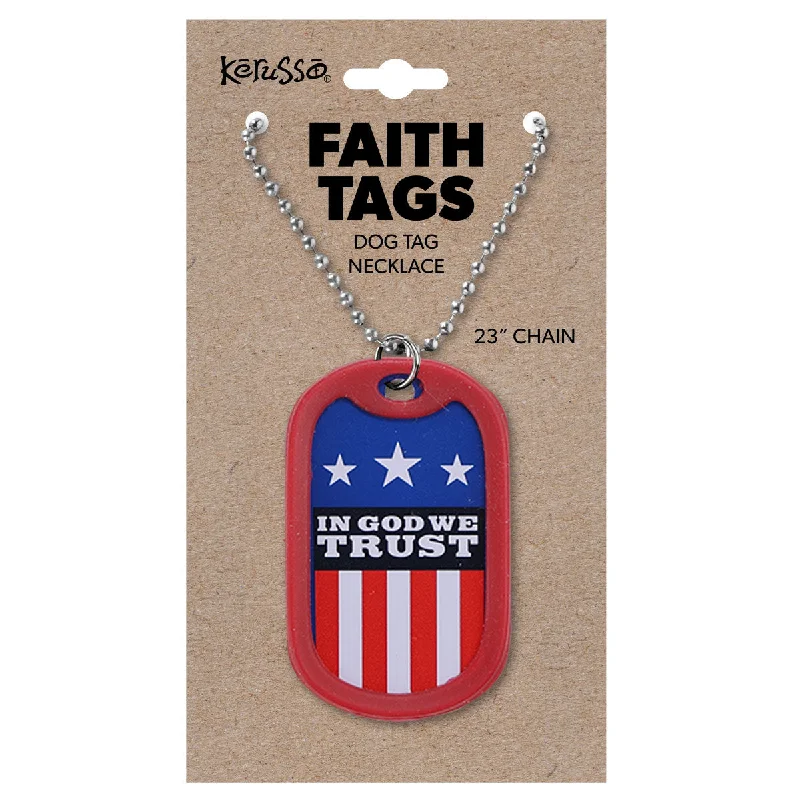 Sleep T-ShirtsFaith Gear Dogtag Necklace In God We Trust