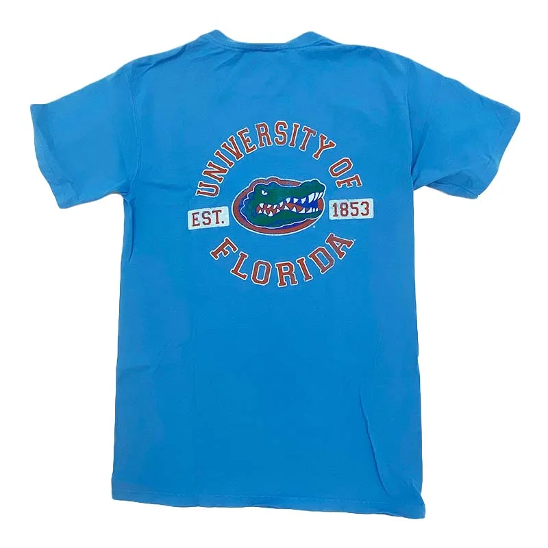 Hiking T-ShirtsFlorida Arch with Established Date Short Sleeve T-Shirt