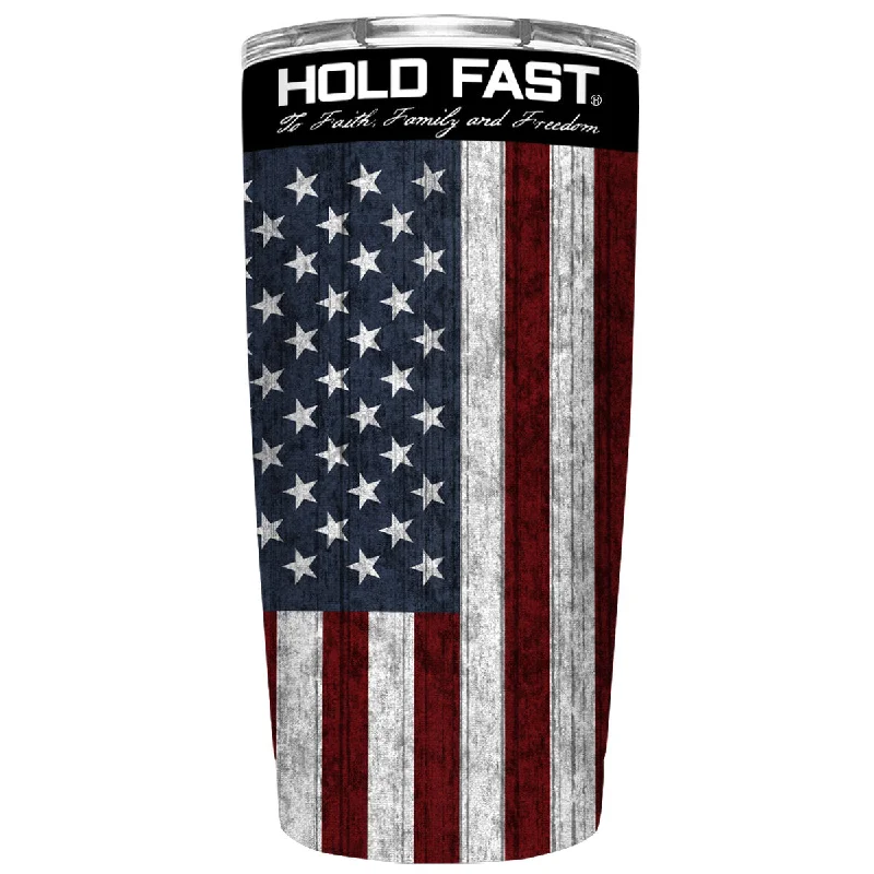 Hip-Hop T-ShirtsHOLD FAST Flag 20 oz Stainless Steel Tumbler