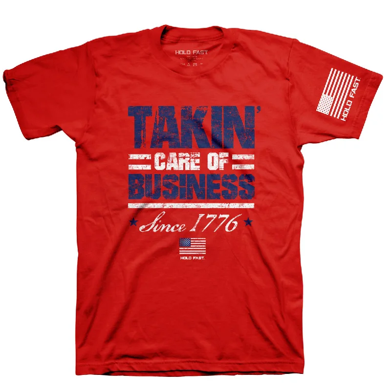 Hunting T-ShirtsHOLD FAST Mens T-Shirt Takin' Care Of Business