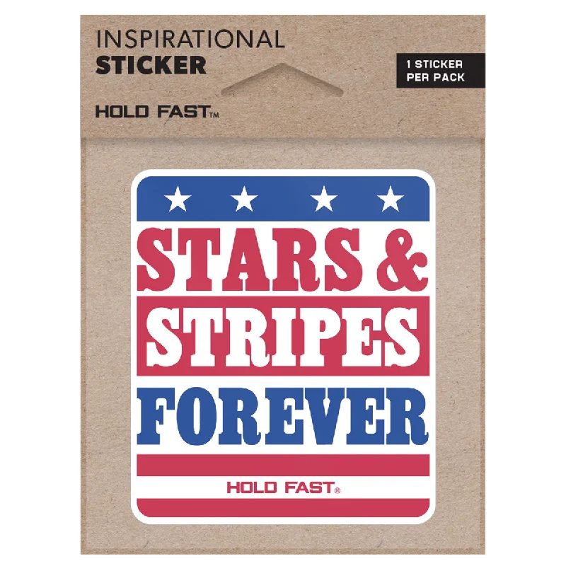 Work T-ShirtsHOLD FAST Sticker Stars & Stripes Forever