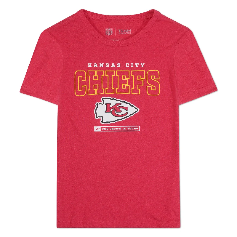 Jersey T-ShirtsKansas City Chiefs Crown Women's Short Sleeve T-Shirt