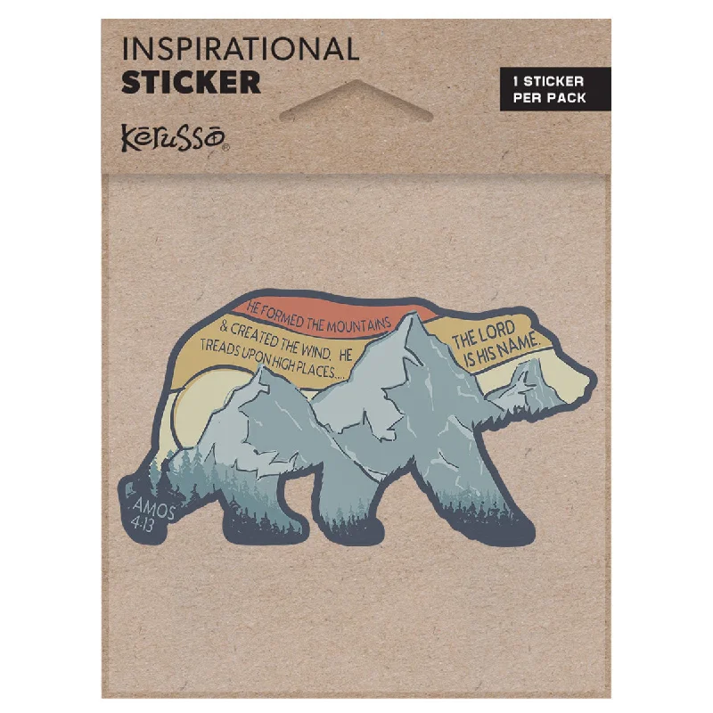 Waterproof T-ShirtsKerusso Sticker Bear