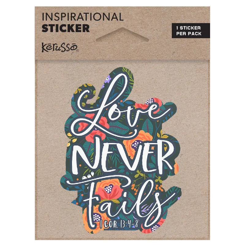 Studded T-ShirtsKerusso Sticker Love Never Fails