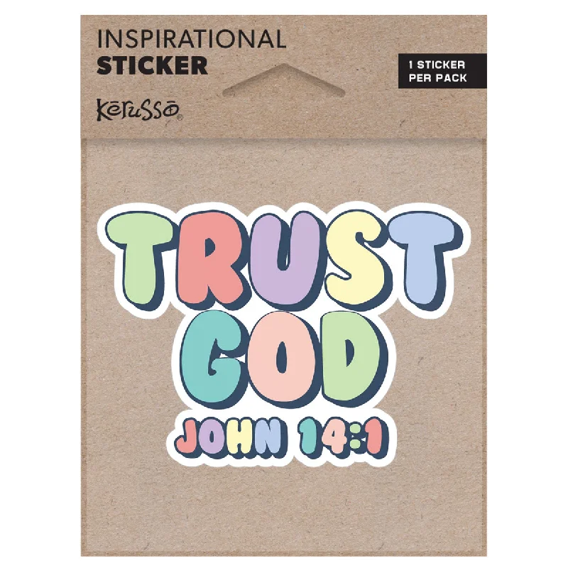 Waterproof T-ShirtsKerusso Sticker Trust God