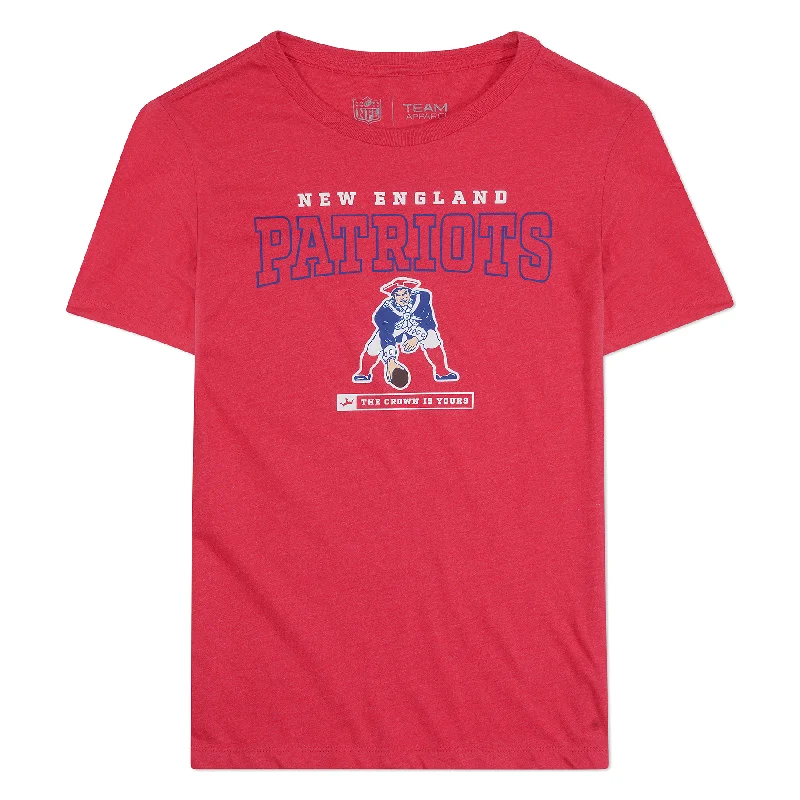 Sheer T-ShirtsNew England Patriots Crown Women's Short Sleeve T-Shirt