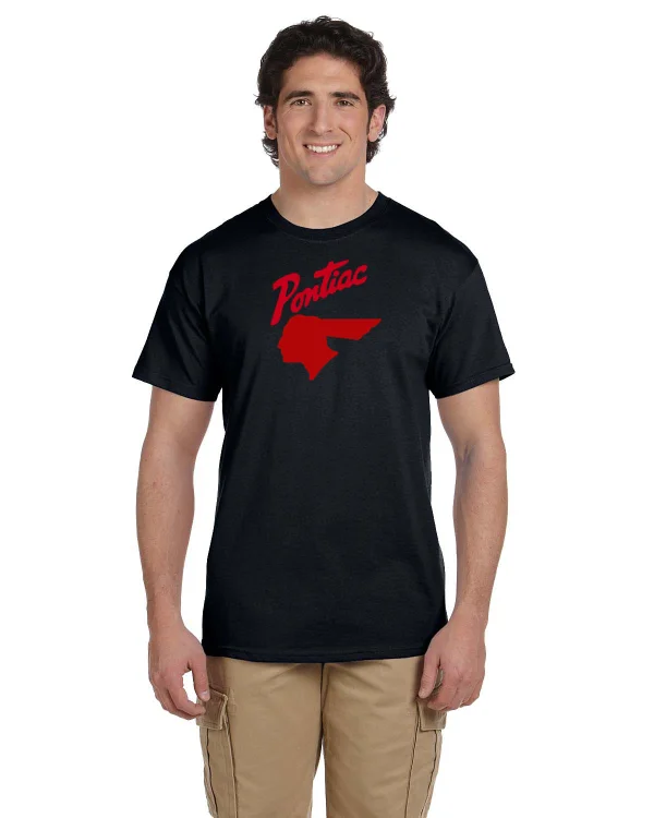 Minimalist T-ShirtsPontiac 1940s PONTIAC with Script T-Shirt