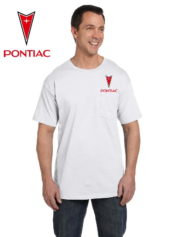 Lounge T-ShirtsPontiac 70's Crest Pocket T-shirt (embroidered logo on front)