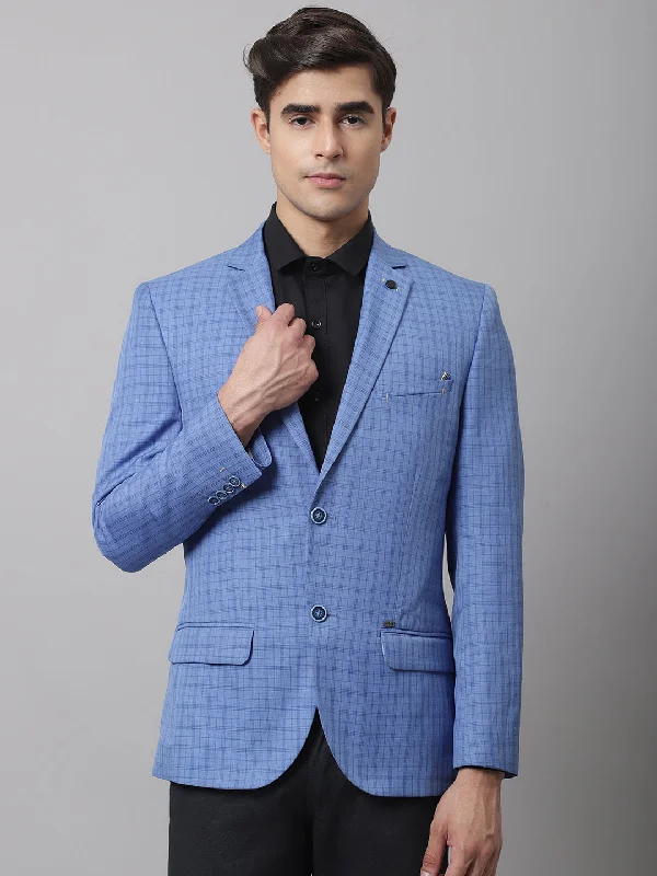 BlazerfabricMen Blue Formal Blazer