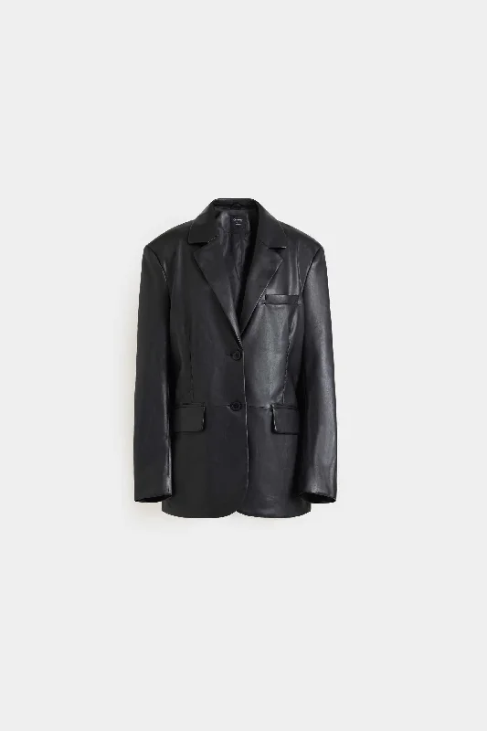 BlazerlookFaux Leather Blazer