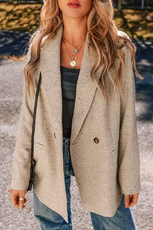 BlazerfabricOversized Boyfriend Blazer