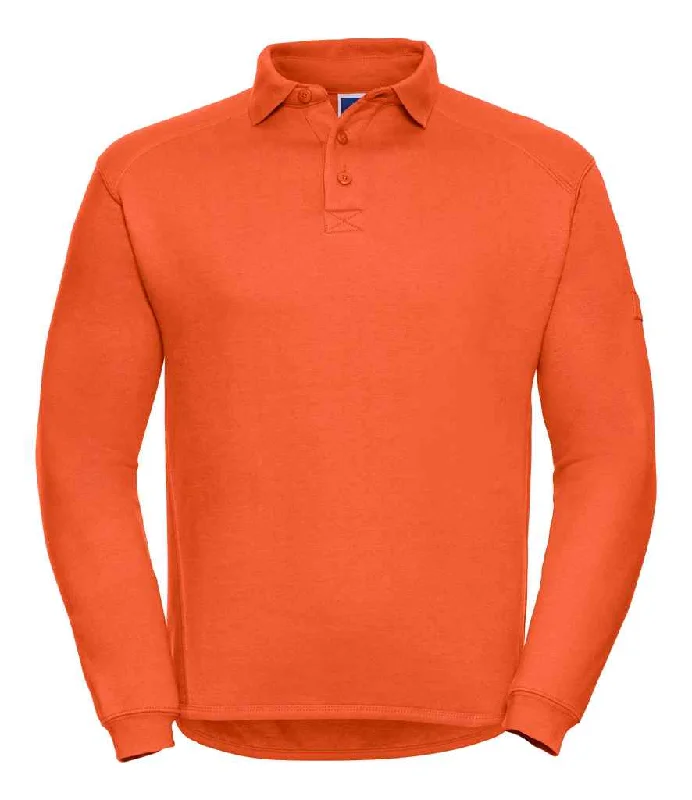 Hooded SweatshirtsRussell Heavy Duty Collar Sweatshirt | Orange