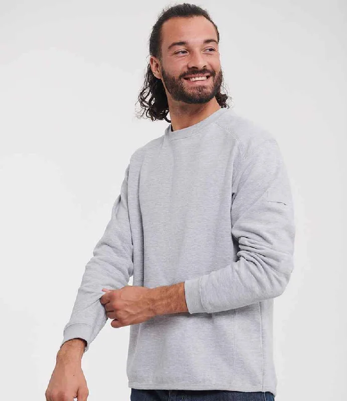 Athletic HoodiesRussell Heavyweight Sweatshirt | Light Oxford