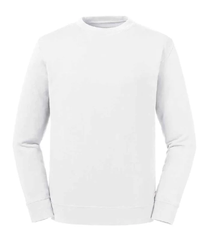 Compression SweatshirtsRussell Pure Organic Reversible Sweatshirt | White