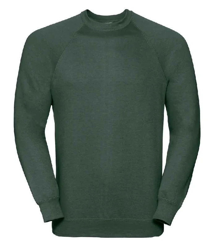 Polyester HoodiesRussell Raglan Sweatshirt | Bottle Green