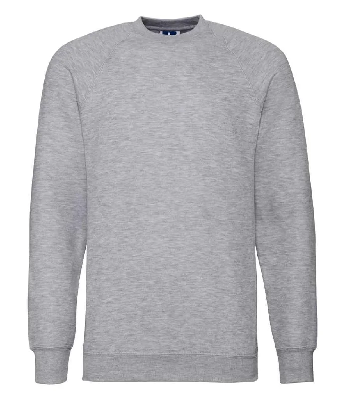 Velour SweatshirtsRussell Raglan Sweatshirt | Light Oxford