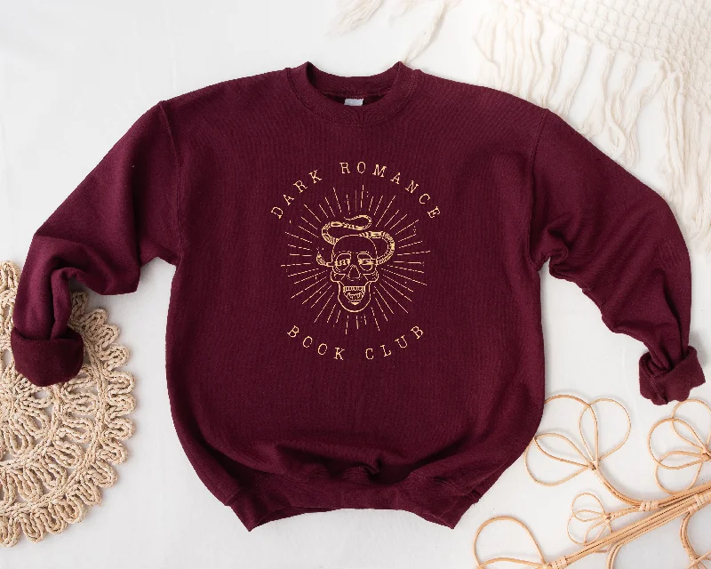 Fitted Sweatshirtsdark romance book club sweatshirt