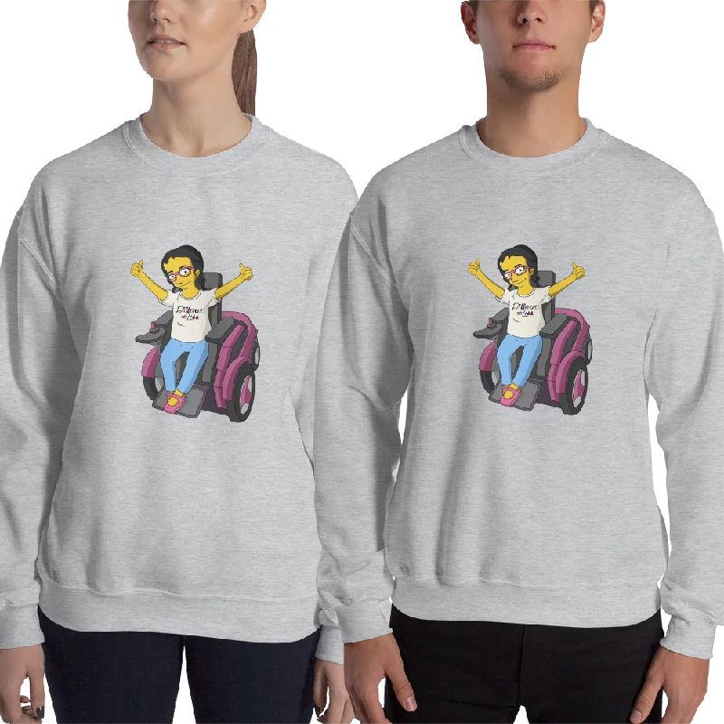 Organic Cotton SweatshirtsEsperanza From Raising Dion (Yellow Cartoon) D.D.N.E.L. Sweatshirt