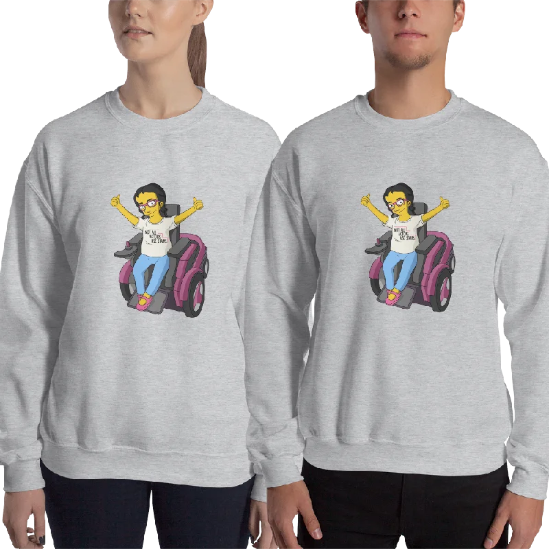 Logo HoodiesEsperanza From Raising Dion (Yellow Cartoon) Not All Actors Use Stairs Sweatshirt