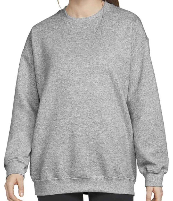 Camping HoodiesGildan SoftStyle® Midweight Crew Neck Sweatshirt | Sport Grey