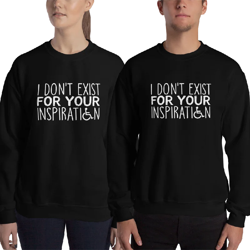 Camo HoodiesI Don't Exist for Your Inspiration (Sweatshirt Dark Colors)