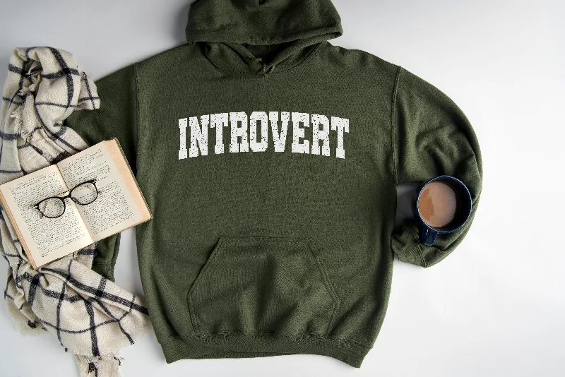 Mesh-Lined Hoodiesintrovert hoodie